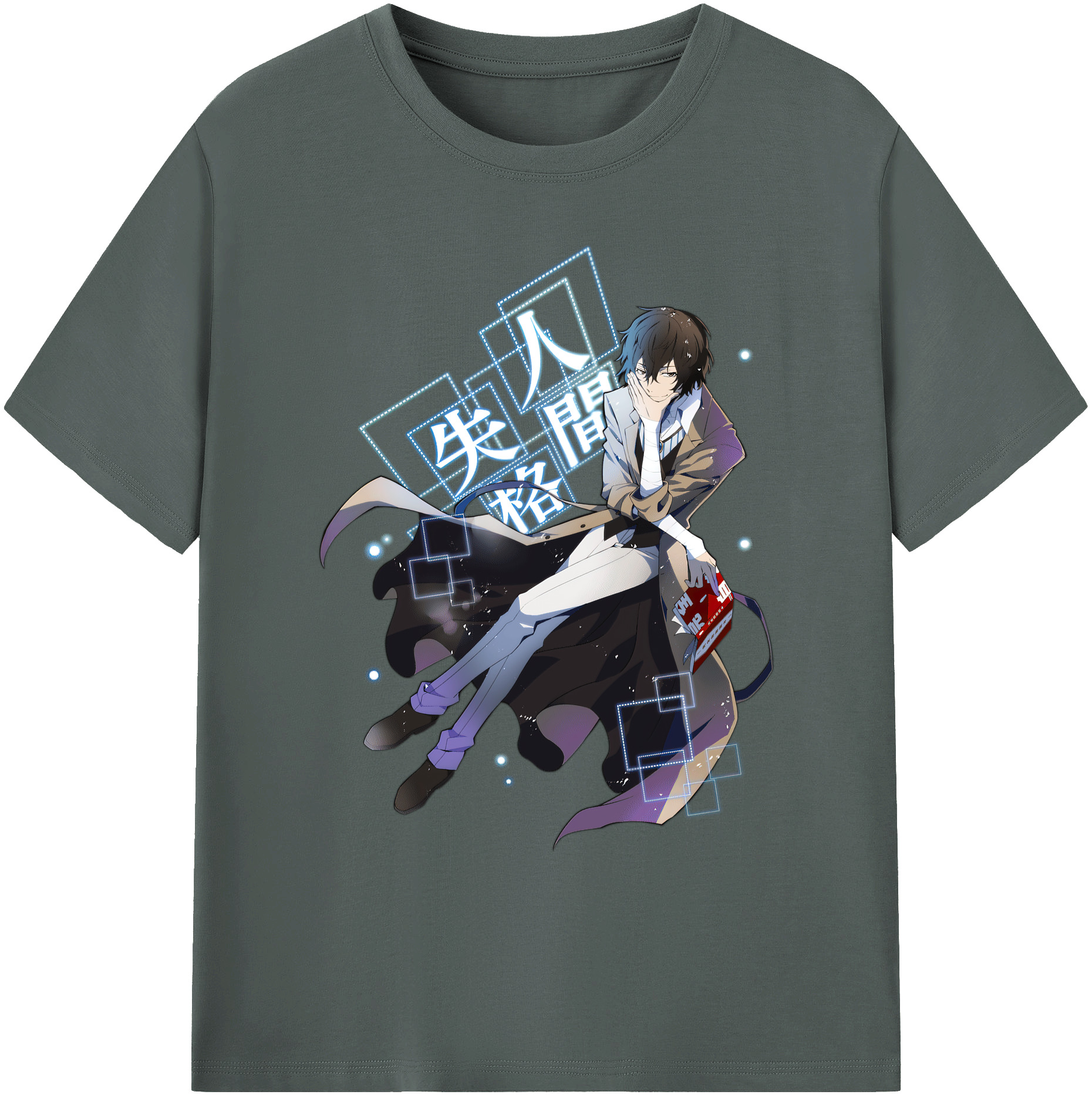 （画像用） 文豪ストレイドッグス Bungo Stray Dogs 綿100％ メンズ半袖Tシャツ｜肌触りやわらか＆通気性